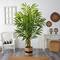 8ft. King Palm Artificial Tree in Handmade Natural Jute and Cotton Planter